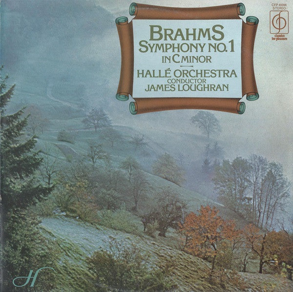 Johannes Brahms, Hallé Orchestra, James Loughran : Symphony No.1 In C Minor Op.68 (LP)