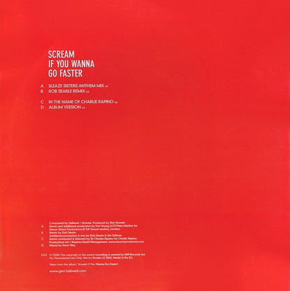 Geri Halliwell : Scream If You Wanna Go Faster (Remixes) (2x12", Promo)