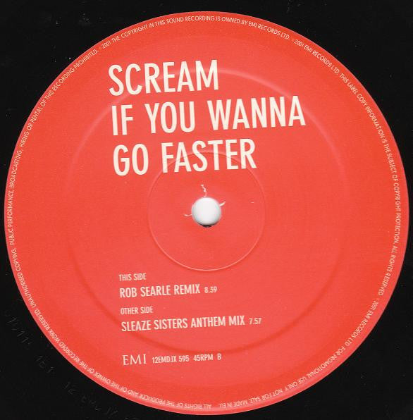 Geri Halliwell : Scream If You Wanna Go Faster (Remixes) (2x12", Promo)