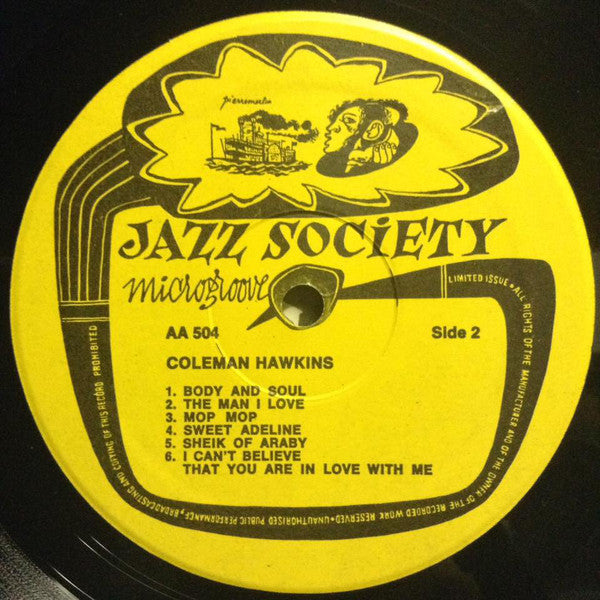 Coleman Hawkins : Memorial (LP, Comp)