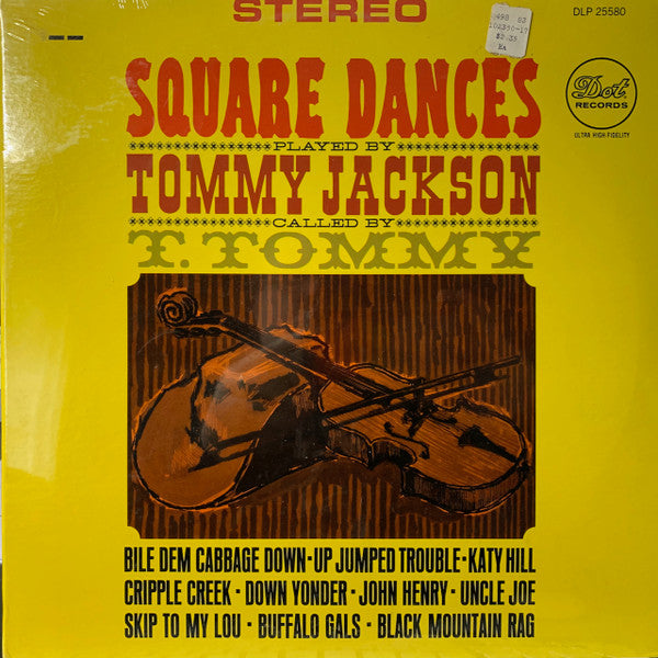 Tommy Jackson (2) With T. Tommy (2) : Square Dances Played By Tommy Jackson, Called By T. Tommy (LP, Album)