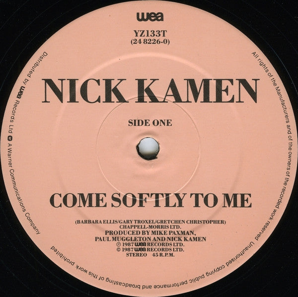 Nick Kamen : Come Softly To Me (12")