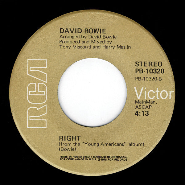 David Bowie : Fame (7", Single, Ind)