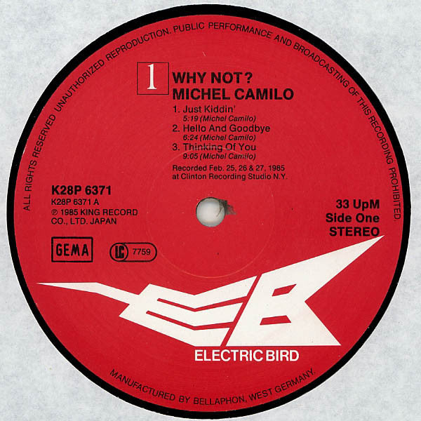 Michel Camilo : Why Not? (LP, Album)