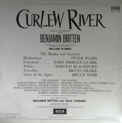 Benjamin Britten : Curlew River (LP)