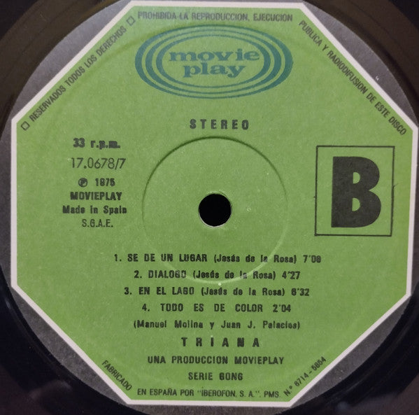 Triana (2) : Triana (LP, Album, RE, Gat)