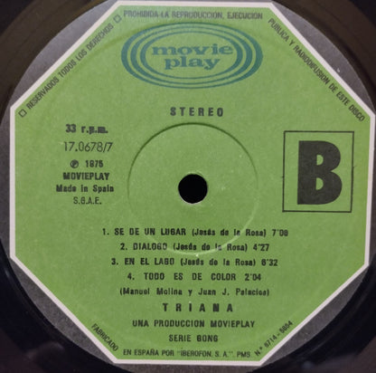 Triana (2) : Triana (LP, Album, RE, Gat)