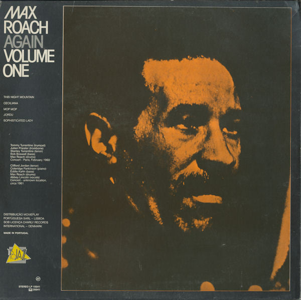 Max Roach : Again Volume One (LP, Album)