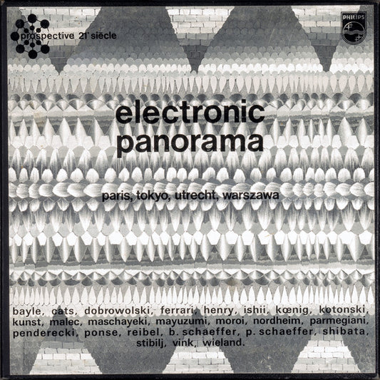 Various : Electronic Panorama: Paris, Tokyo, Utrecht, Warszawa (4xLP, Comp + Box)