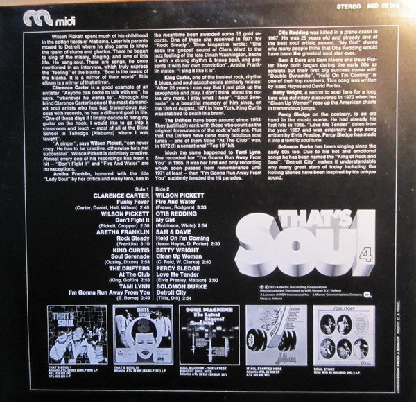 Various : That's Soul 3 + 4 (LP, Comp, RE + LP, Comp, RE + Comp)