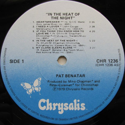 Pat Benatar : In The Heat Of The Night (LP, Album)