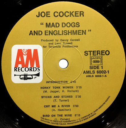 Joe Cocker : Mad Dogs & Englishmen (2xLP, Album, RP)