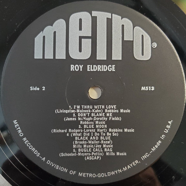 Roy Eldridge : Roy Eldridge (LP, Comp, Mono)