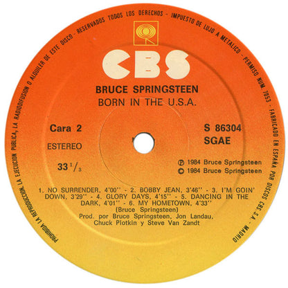 Bruce Springsteen : Born In The U.S.A. (LP, Album)