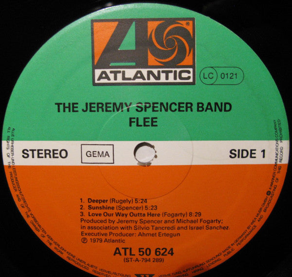 The Jeremy Spencer Band : Flee (LP, Album)