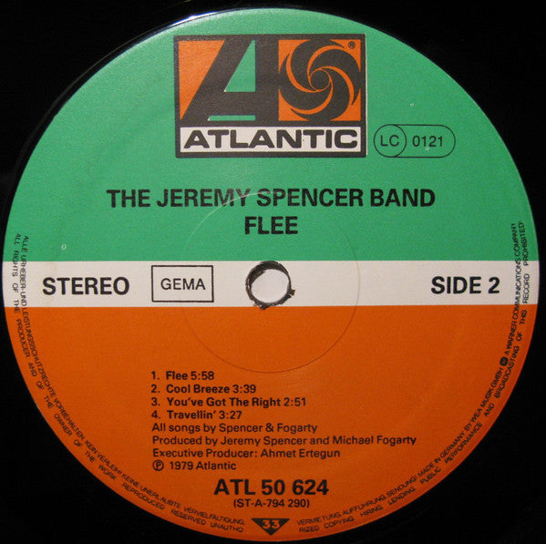 The Jeremy Spencer Band : Flee (LP, Album)