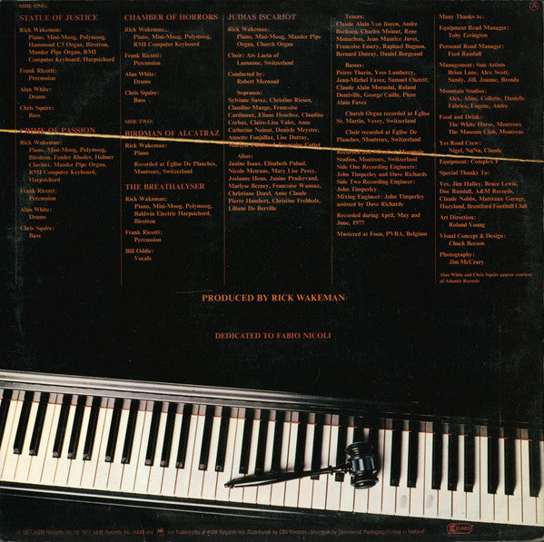 Rick Wakeman : Rick Wakeman's Criminal Record (LP, Album)