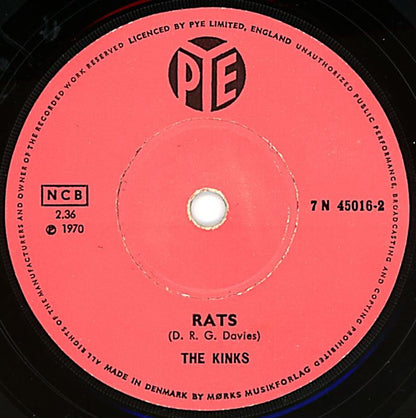 The Kinks : Apeman / Rats (7", Single, Sol)