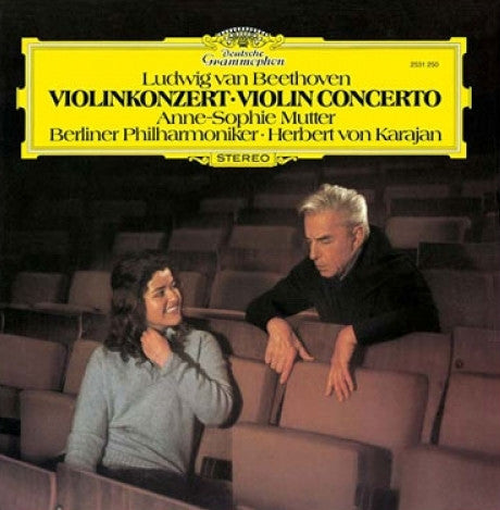 Ludwig van Beethoven, Anne-Sophie Mutter, Berliner Philharmoniker, Herbert von Karajan : Violinkonzert = Violin Concerto (LP)