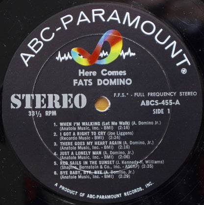 Fats Domino : Here Comes Fats Domino (LP, Album)