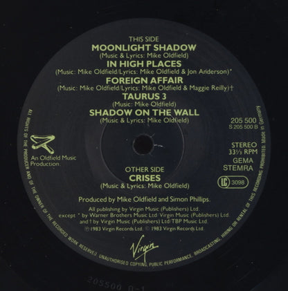 Mike Oldfield : Crises (LP, Album)