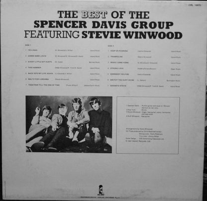 The Spencer Davis Group : The Best Of The Spencer Davis Group Featuring Steve Winwood (LP, Comp, RE, RP)