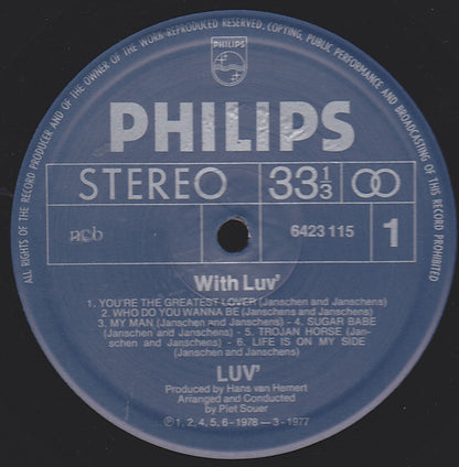 Luv' : With Luv' (LP, Album)