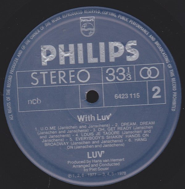 Luv' : With Luv' (LP, Album)