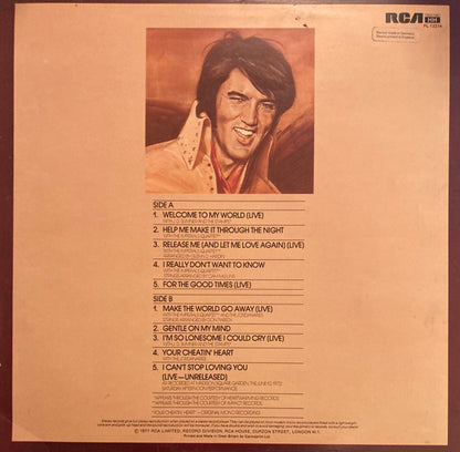 Elvis Presley : Welcome To My World (LP, Album)