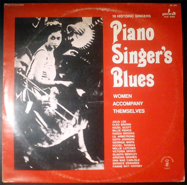 Various : Piano Singer's Blues - Women Accompany Themselves (LP, Comp, RE)