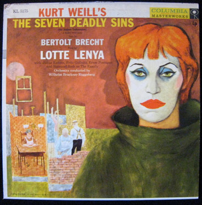 Lotte Lenya : Kurt Weill's The Seven Deadly Sins (LP, Album)