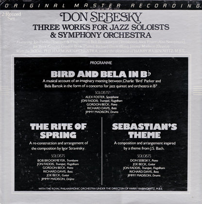 Don Sebesky : Three Works For Jazz Soloists & Symphony Orchestra (2xLP, Album, Gat)