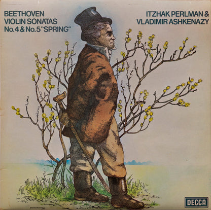 Ludwig Van Beethoven, Vladimir Ashkenazy & Itzhak Perlman : Violin Sonatas No.4 & No.5 "Spring" (LP, Album)