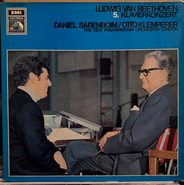 Ludwig van Beethoven - Daniel Barenboim / Otto Klemperer, New Philharmonia Orchestra : 5. Klavierkonzert (LP)
