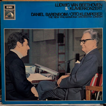 Ludwig van Beethoven - Daniel Barenboim / Otto Klemperer, New Philharmonia Orchestra : 5. Klavierkonzert (LP)
