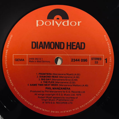 Phil Manzanera : Diamond Head (LP, Album, RE)