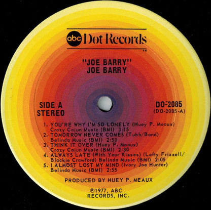 Joe Barry : Joe Barry (LP)