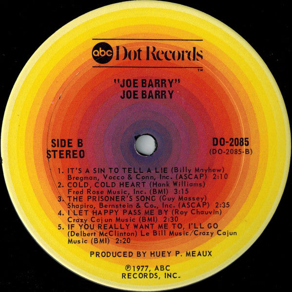 Joe Barry : Joe Barry (LP)