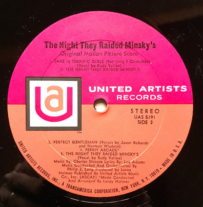 Various : The Night They Raided Minsky's (LP)