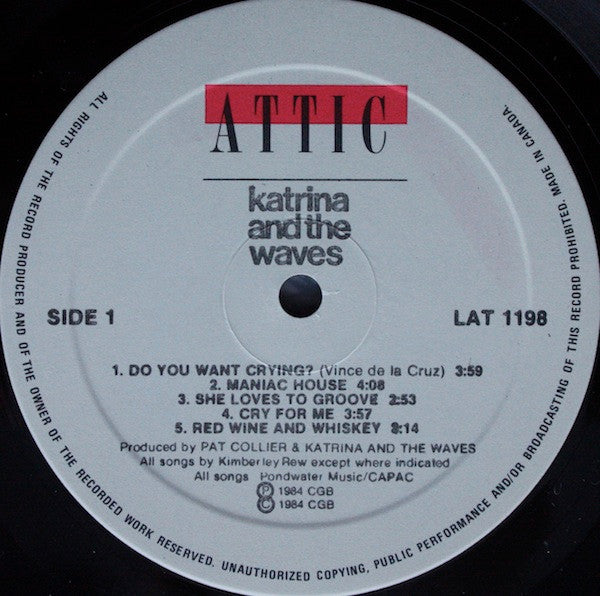 Katrina And The Waves : Katrina And The Waves 2 (LP, Album)