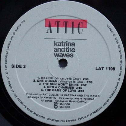 Katrina And The Waves : Katrina And The Waves 2 (LP, Album)