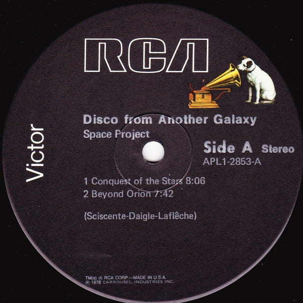 Space Project : Disco From Another Galaxy (LP, Album)