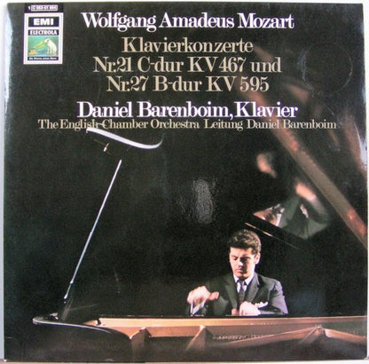 Wolfgang Amadeus Mozart, Daniel Barenboim, English Chamber Orchestra, Daniel Barenboim : Klavierkonzerte Nr. 21 C-dur KV 467 Und Nr. 27 B-dur KV 595 (LP)