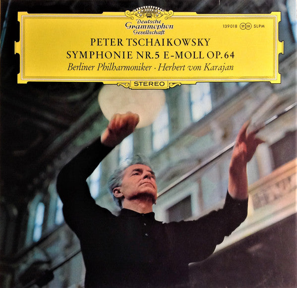 Pyotr Ilyich Tchaikovsky, Berliner Philharmoniker Conducted By Herbert Von Karajan : Symphonie Nr.5 E-Moll, Op. 64 (LP)