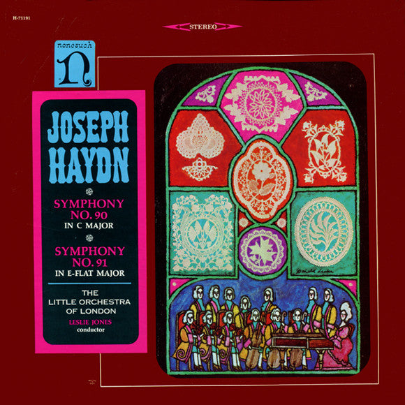 Joseph Haydn, The Little Orchestra Of London, Leslie Jones : Symphony No. 90 In C Major / Symphony No. 91 In E-Flat Major (LP)