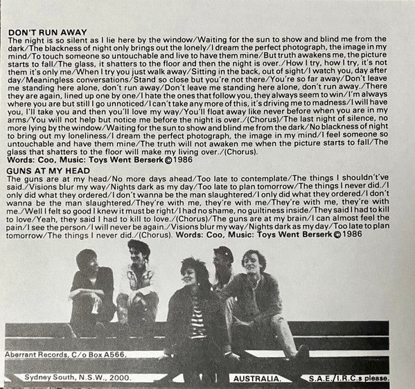 Toys Went Berserk : Pieces (LP, Comp, RE, Red)