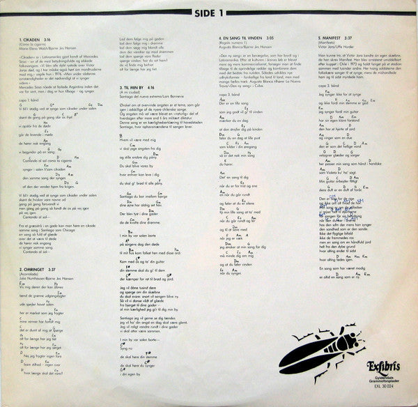 Skrøbeligt Daggry : Cikaden (Sange Fra Og Om Latinamerika II) (LP, Album)