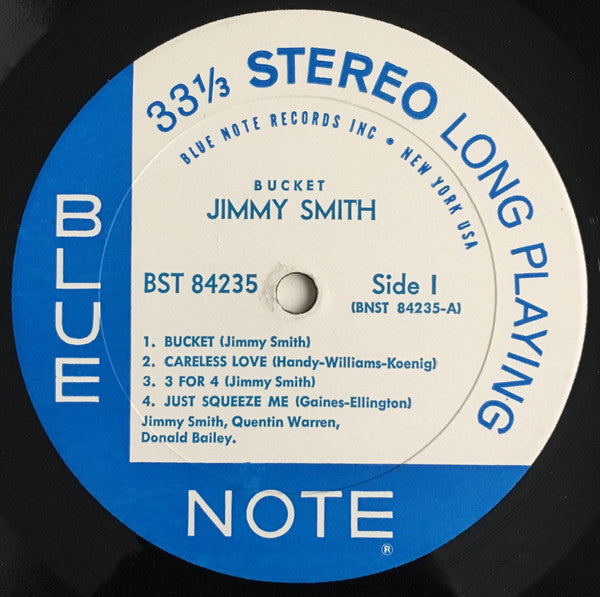 Jimmy Smith : Bucket (LP, Album)