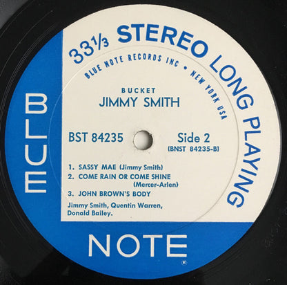 Jimmy Smith : Bucket (LP, Album)