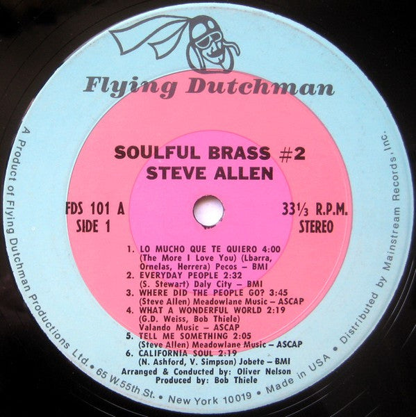 Steve Allen (3) : Soulful Brass #2 (LP, Album)